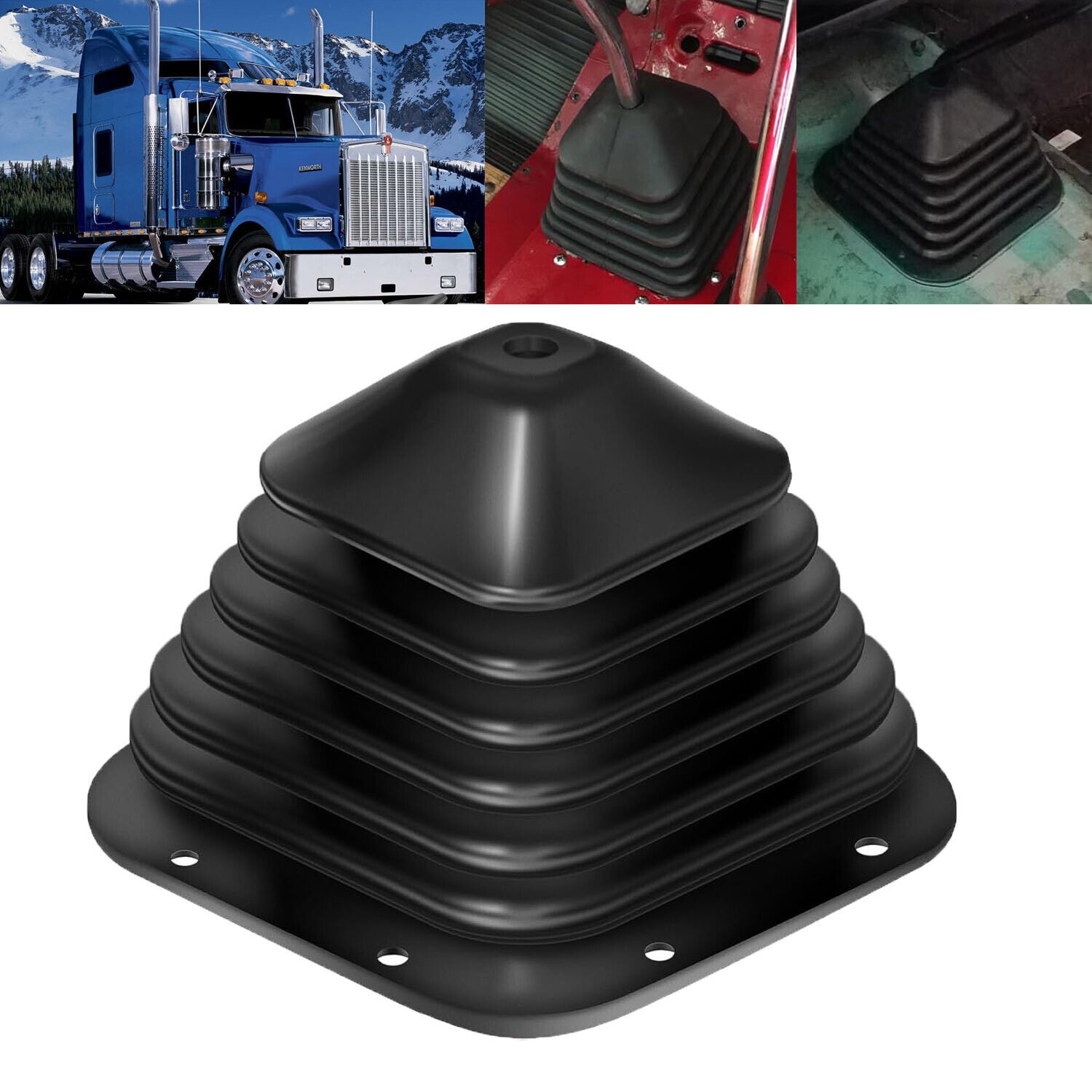 924-5405 For Kenworth Models Automatic / Manual Square Shift Lever Boot
