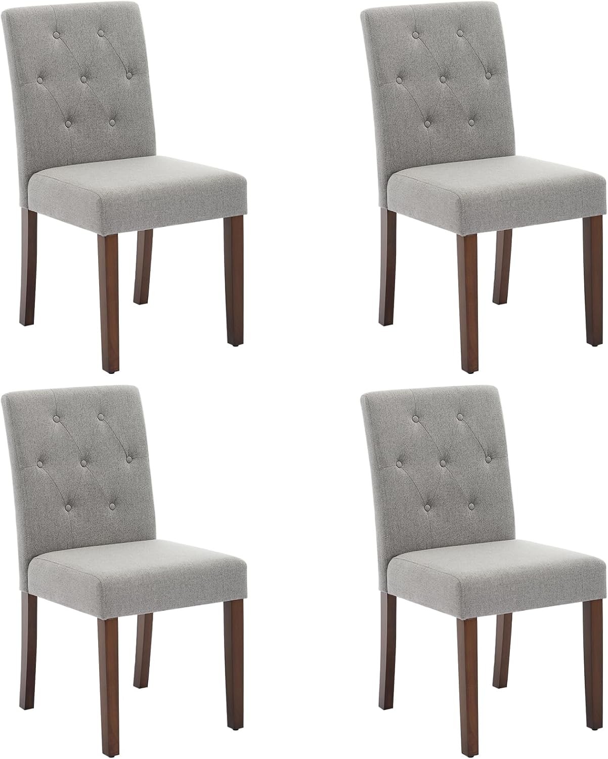 Modern Velvet Dining Chairs Set of 6/4/2 Kitchen Living Room Chair Wooden Legs