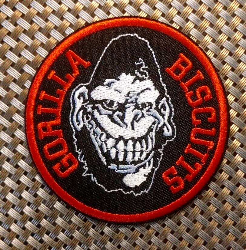 Gorilla Biscuits (band) Embroidered Patch Iron-On Sew-On US ship punk hardcore