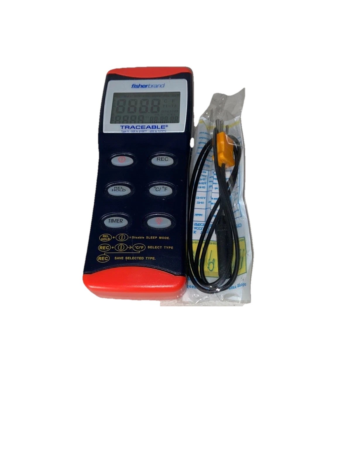 Fisherbrand Traceable 4007 Wide-Range Thermometer with Probe 15-078-2