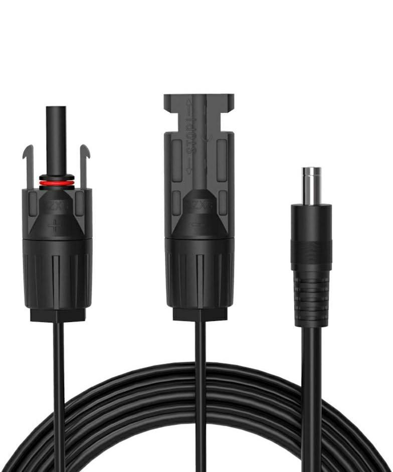 ALLPOWERS Solar Panel to 5.5x2.1mm Adapter Cable, DC 5.5x2.5mm for Power Station