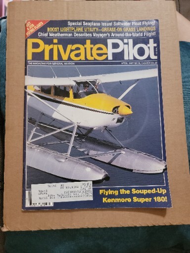 PRIVATE PILOT MAGAZINE AVIATION LITERATURE APRIL 1987
