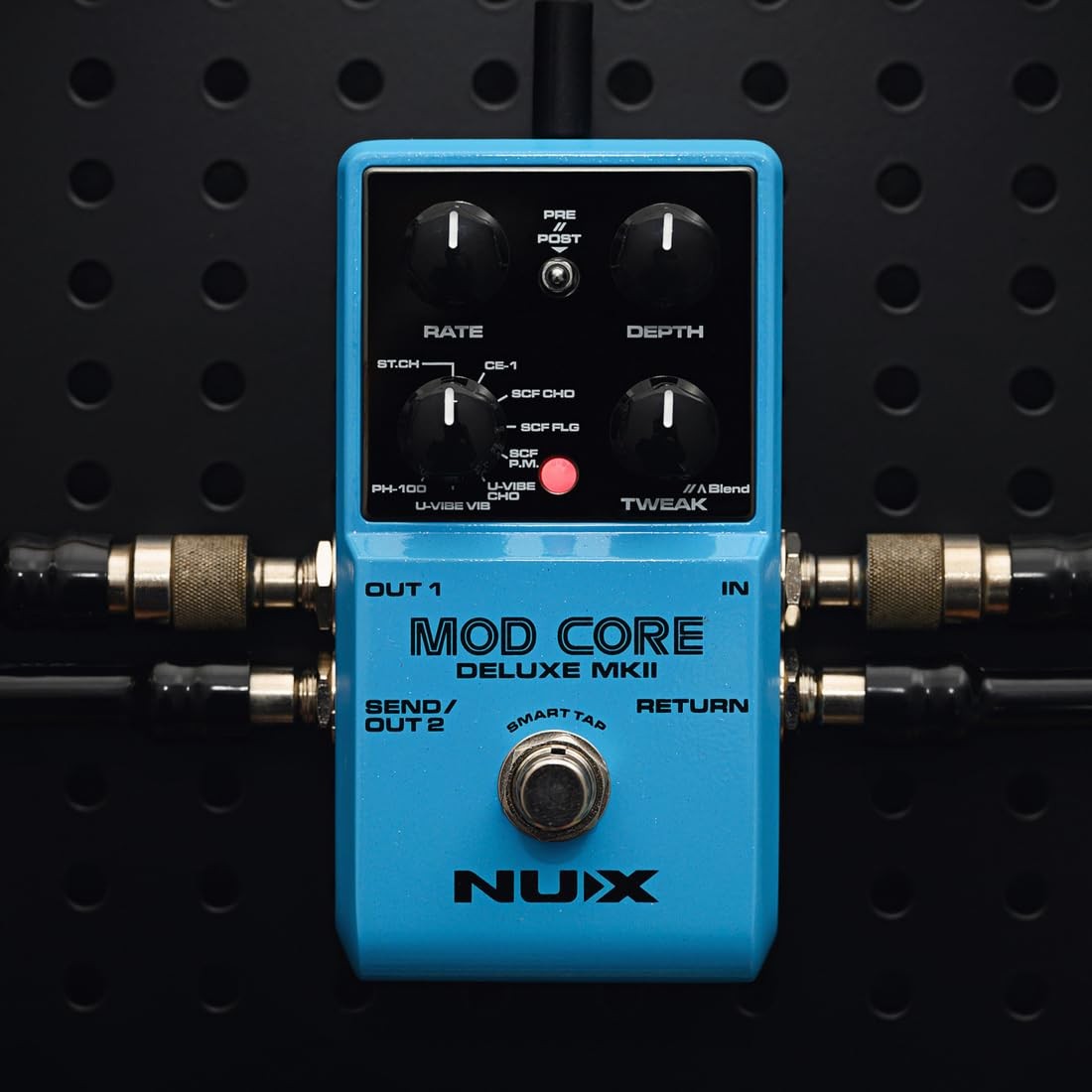 Mod Core Deluxe MKII 8 Modulation Effect Pedals for Guitar, 8 Modulation Type...