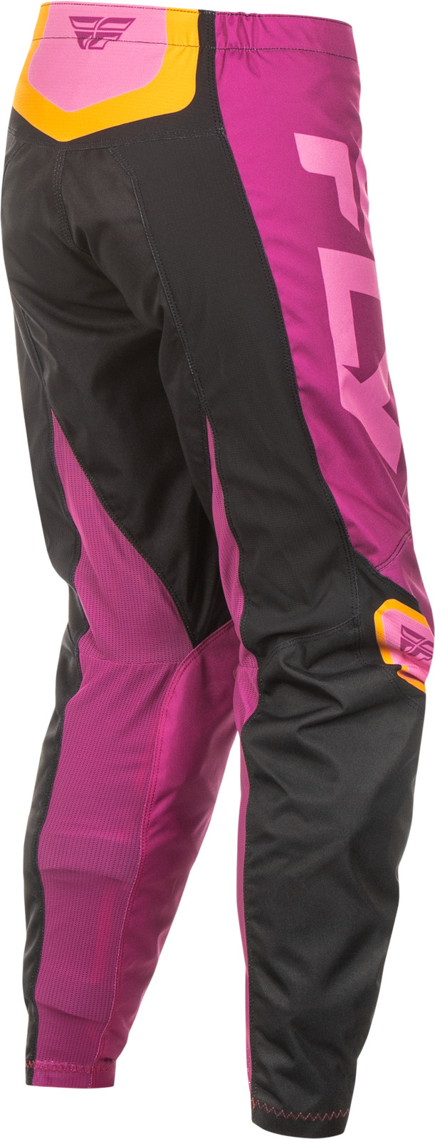FLY RACING Fits Women's F 16 Pants C378-83207 - Black/Mauve/Yellow