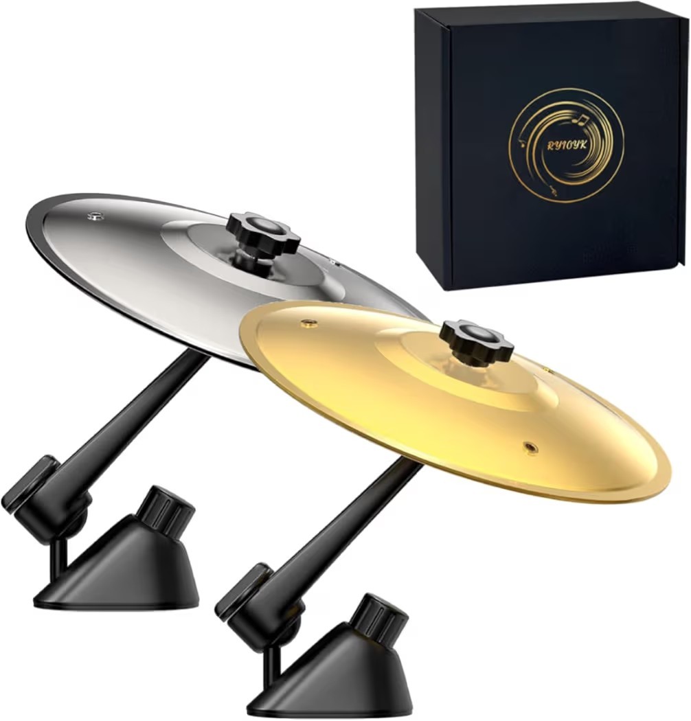 Mini Car Crash Cymbal for Air Vent Car Drum Crash Cymbal for Endless Rhythmic...