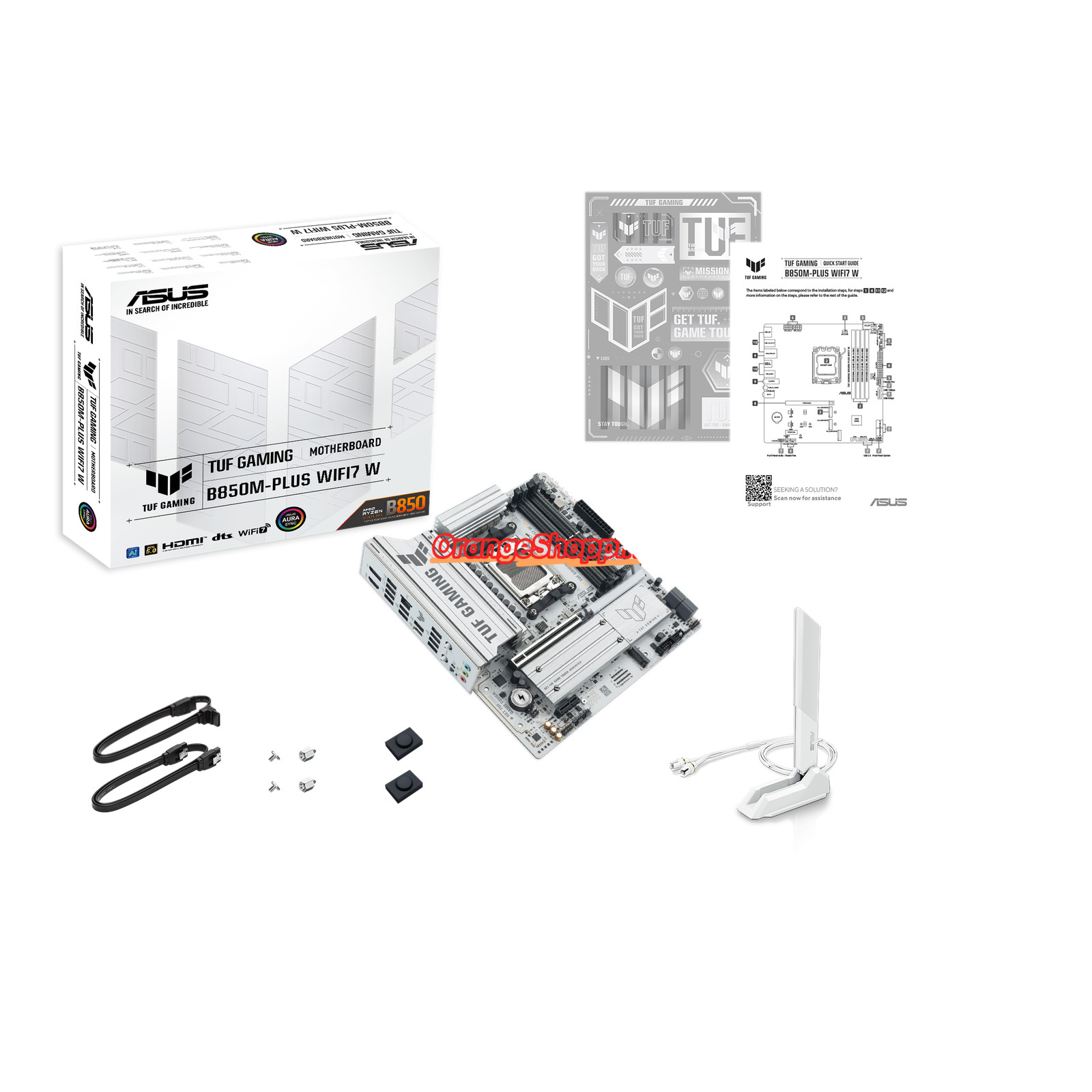 ASUS TUF GAMING B850M-PLUS WIFI7 W AM5 DDR5 Motherboard
