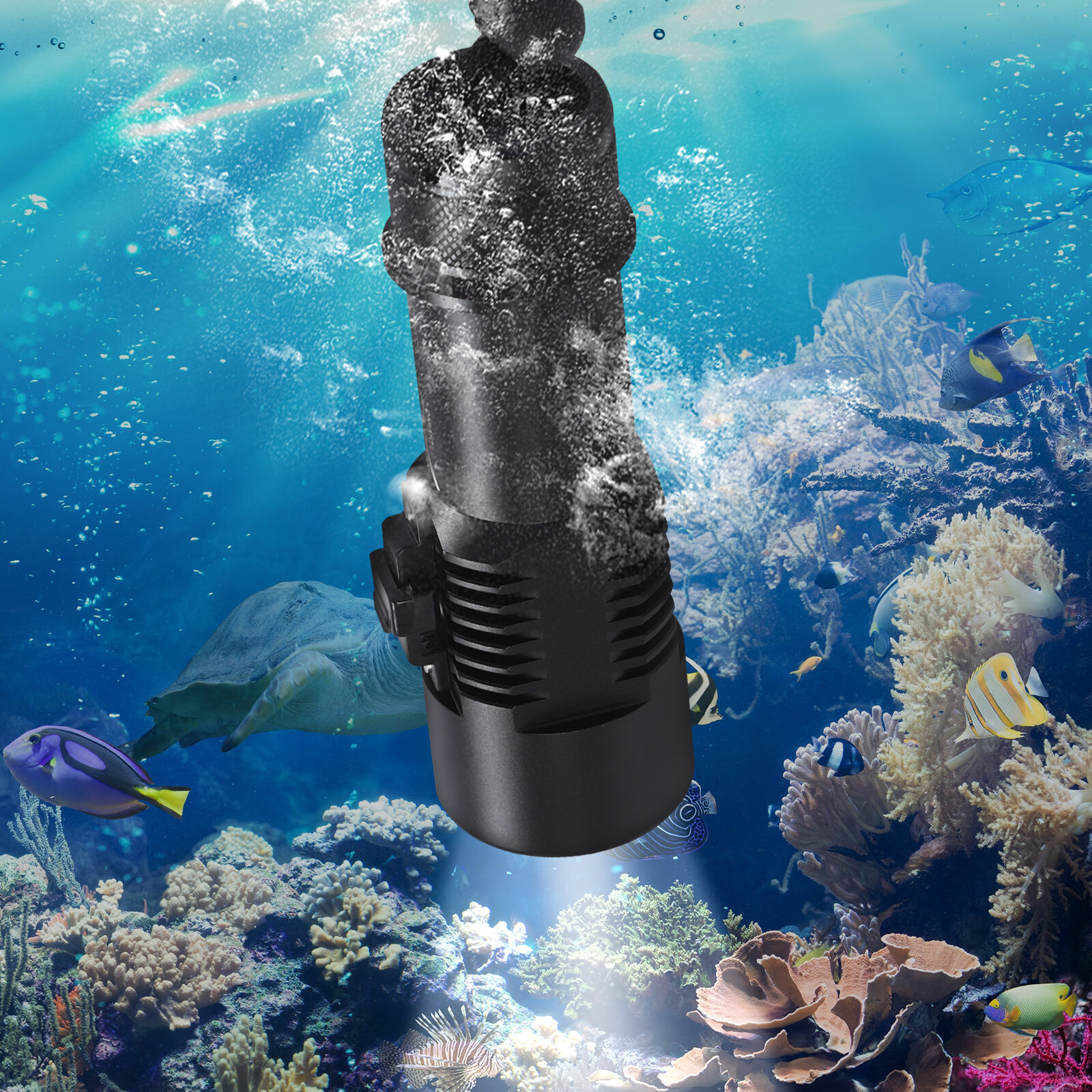 Professional Diving Light LED Waterproof Dive Scuba Lamp Underwater Flashlight