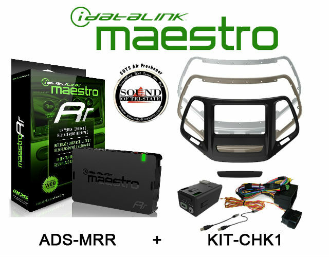 Maestro KIT-CHK1 w/ ADS-MRR Dash Kit For 2014-2017 Jeep Cherokee & Interface