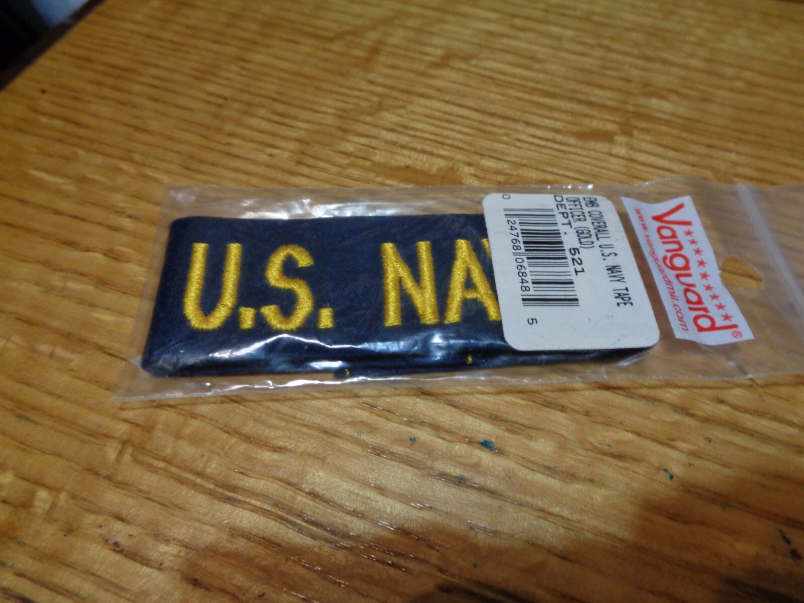 USN NAVY GOLD USN NAVY BLUE PATCH COVERALL TAB  VANGUARD NIP