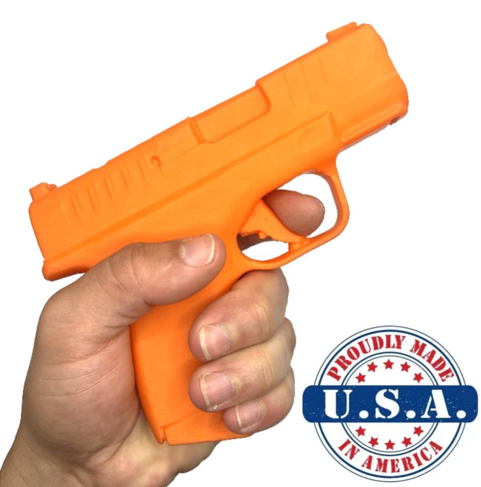 Springfield Hellcat Compatible Orange Training Gun 1:1 Size Prop Realistic SAFE