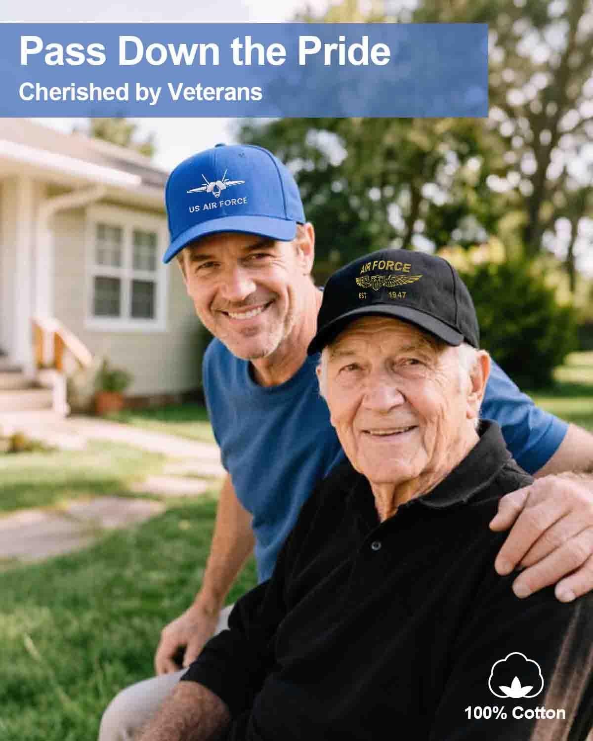 Air Force Hat for Men US Army Veterns Medium-Large, Insignia