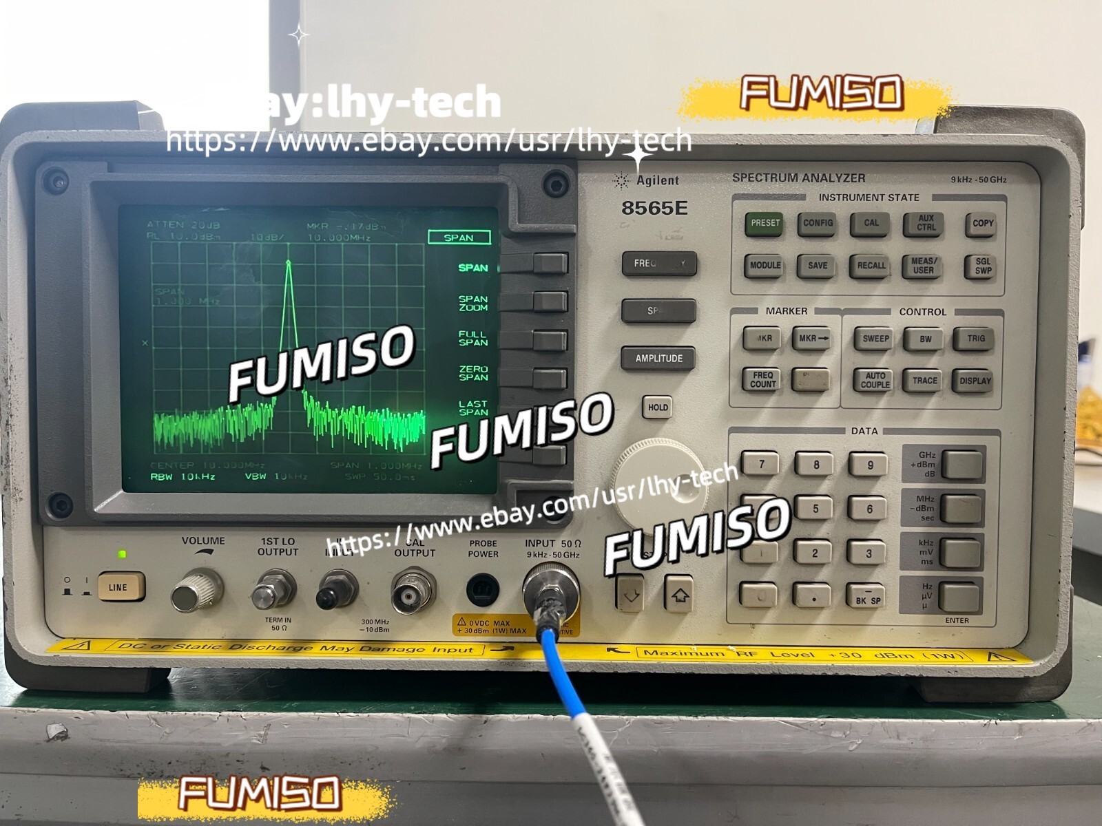 Agilent Keysight 8565E 9KHz - 50GHz Spectrum Analyzer w/ 85620A module_1503&lhy
