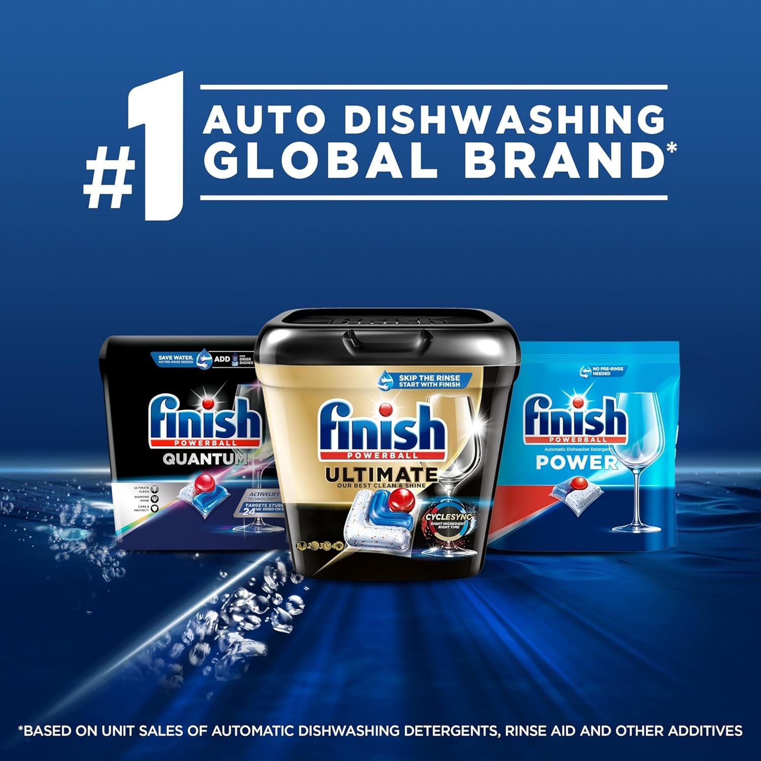 Finish Gel Liquid Dishwasher Detergent, Advanced Deep Cleaning Power Dish Soap,