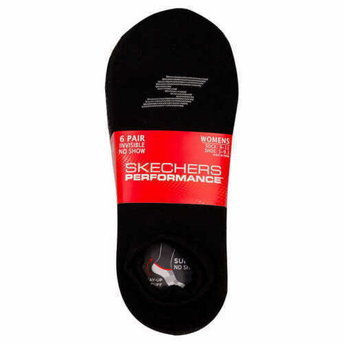 Skechers® Performance Women's 6 Pair No Show Socks  “Invisible”