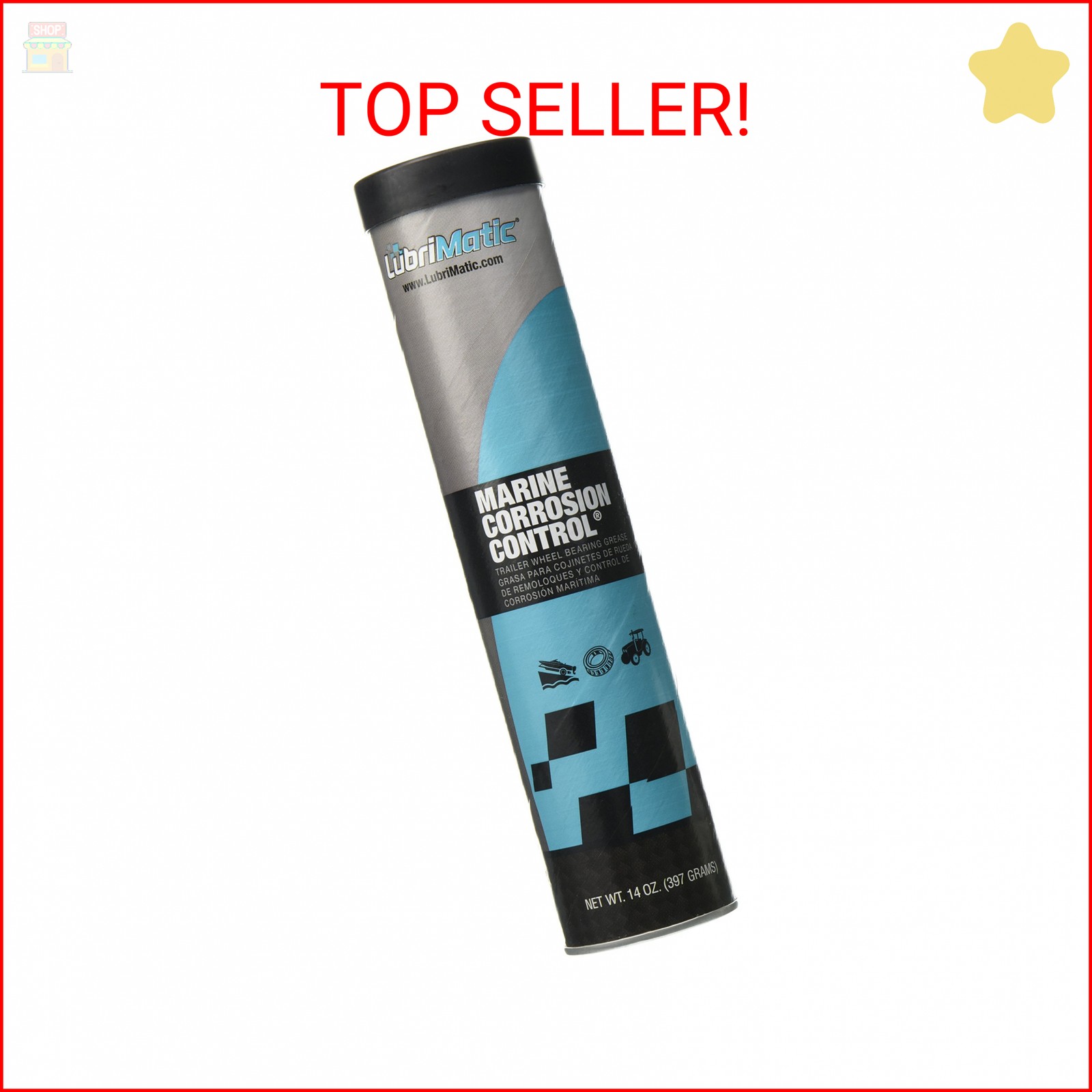 LubriMatic 11402 Corrosion Control Marine Grease - 14 Ounce Cartridge