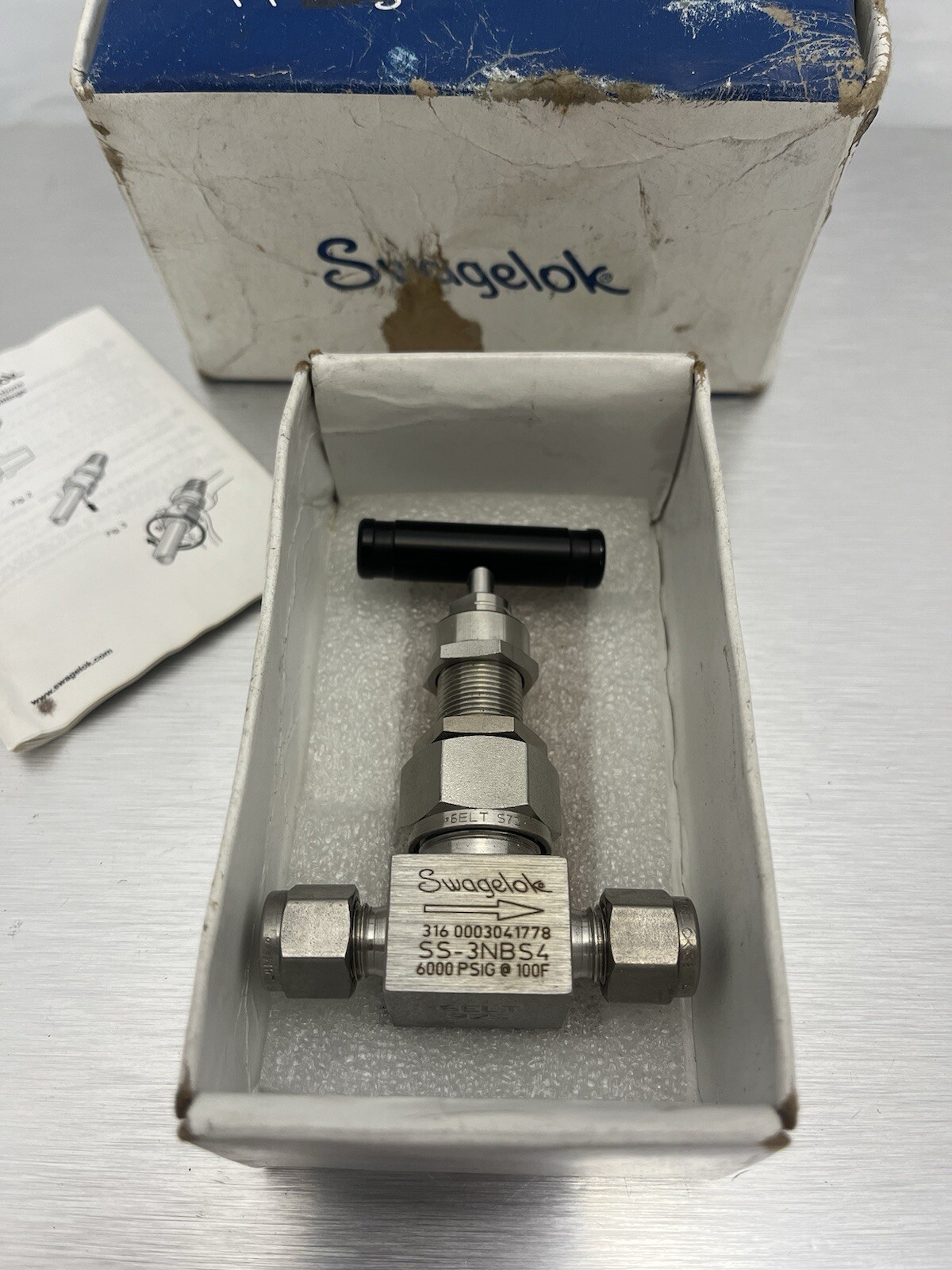 Swagelok  Brand new packaging SS-3NBS4 Stainless Steel Severe Service Union