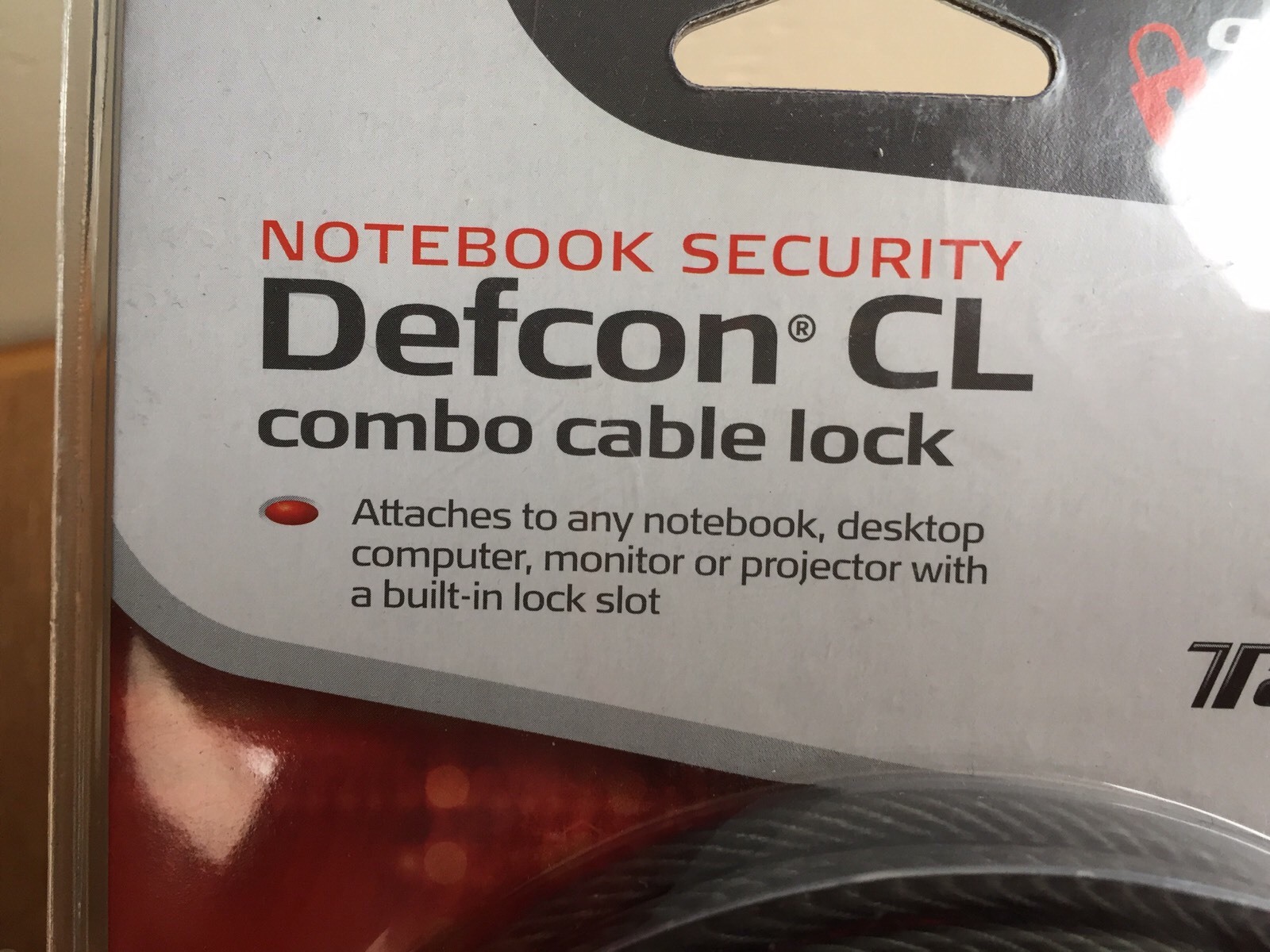 BRAND NEW Targus DEFCON CL Combo Cable Lock PA41OU Notebook Computer Security