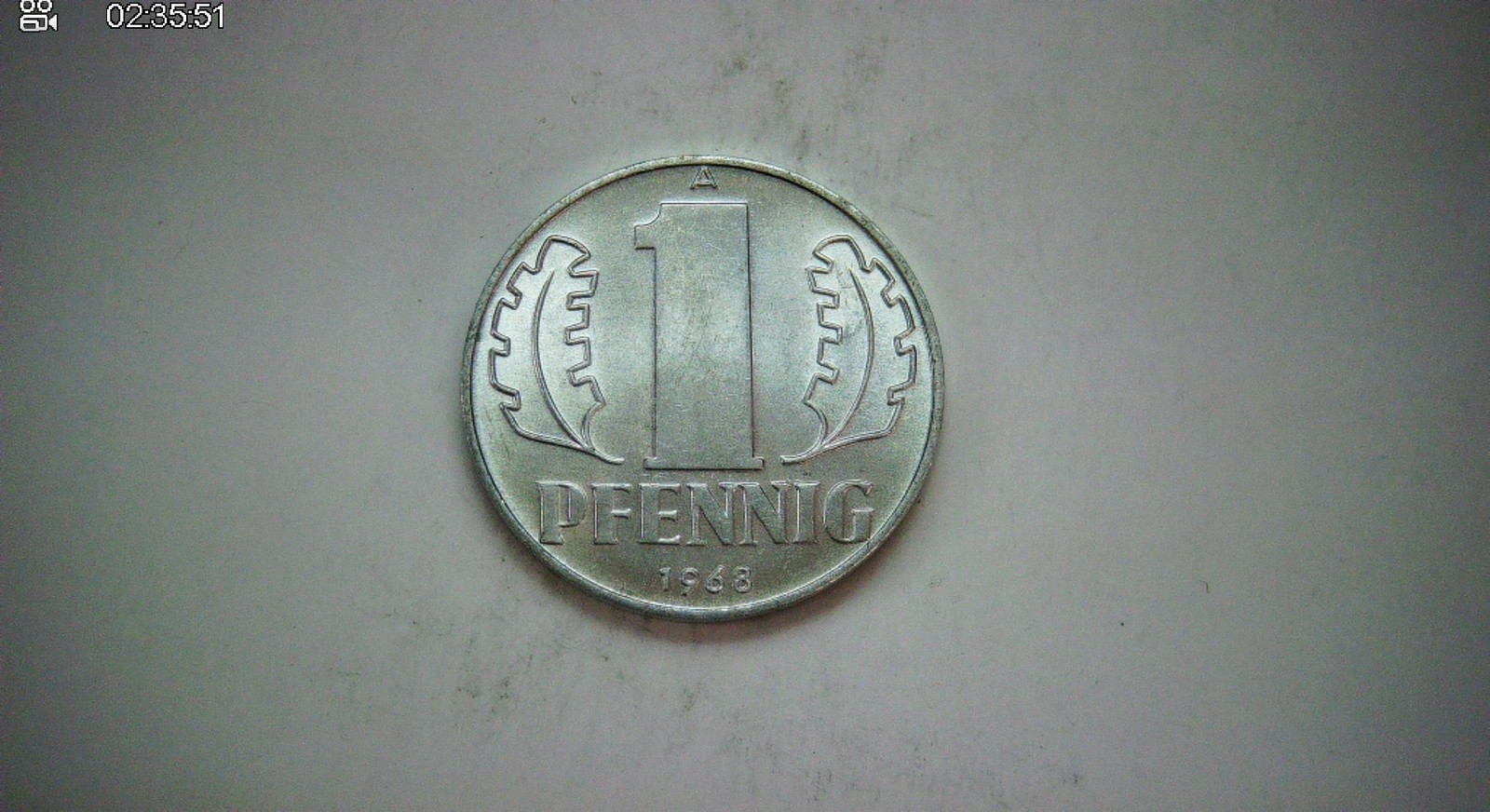 German (East Germany) 1968 1 Pfennig GDR coat of arms (1 Pfennig type) Coin