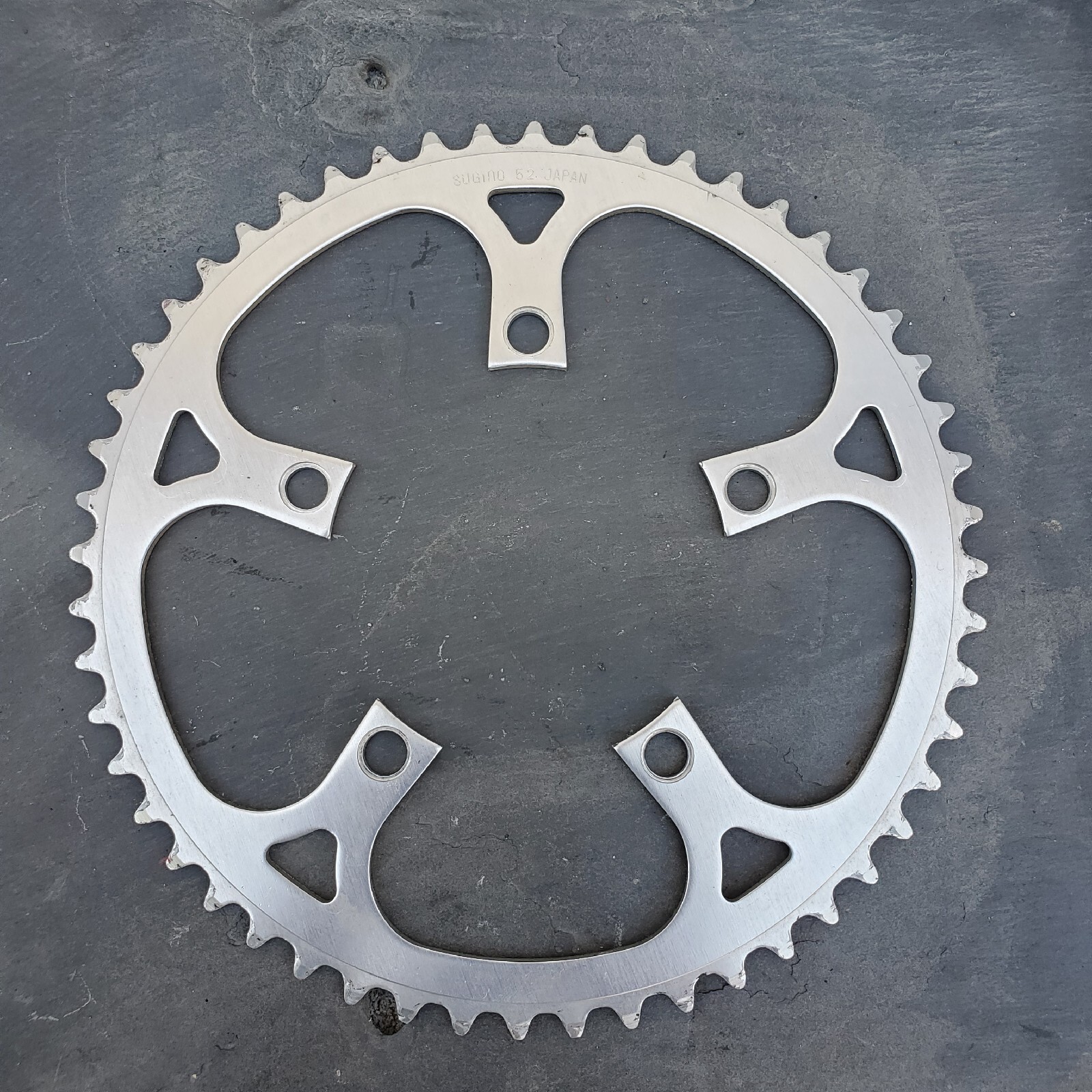 Vintage Sugino 52t 110 BCD Chainring Aluminum Road Touring Racing Japan