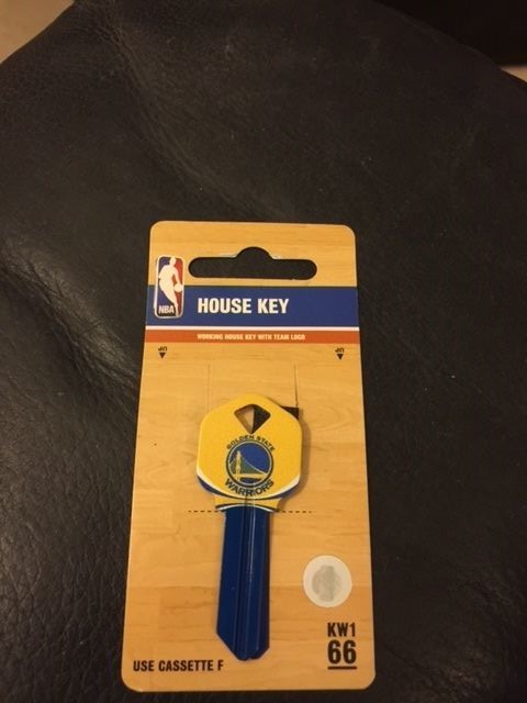 NBA Golden State Warriors House Key KW166 KW1-66 New!!!