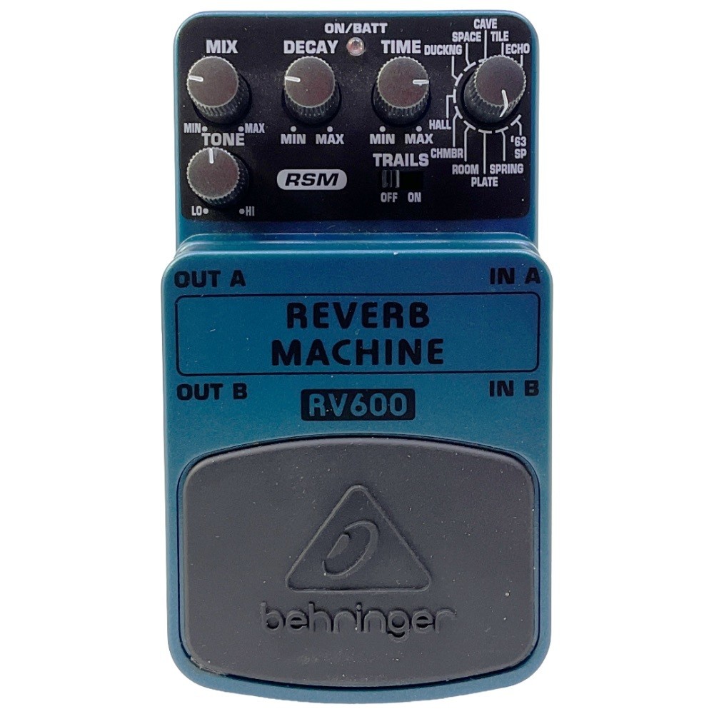 Behringer RV600 Reverb Machine Digital Reverb Modeling Effects Pedal