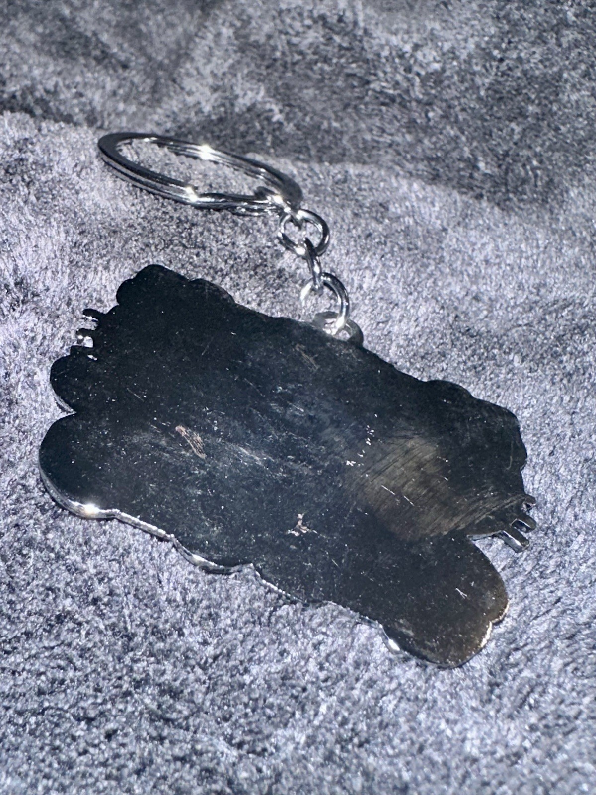 Classic Hello Metal Key Chain Keychain