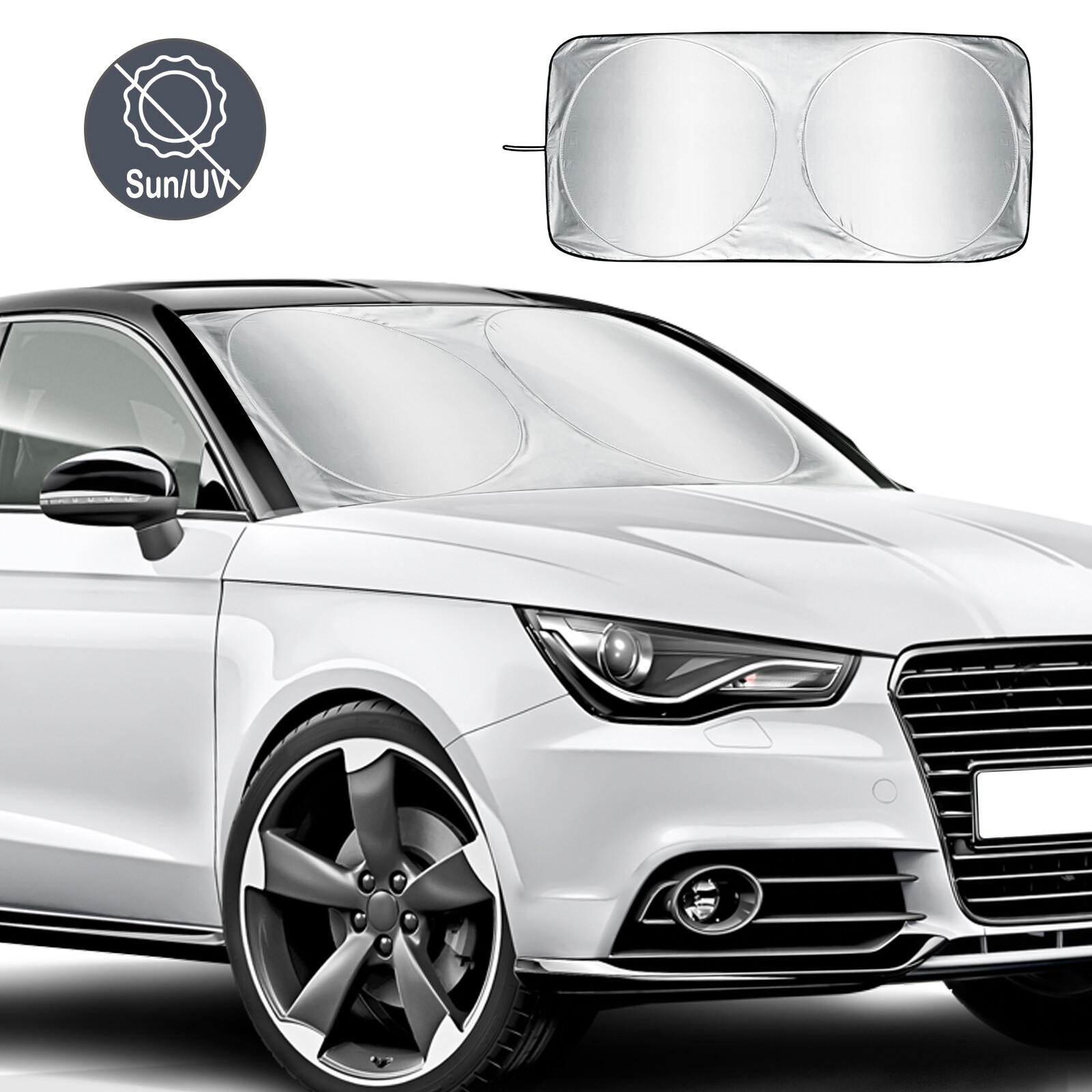 Erasior Front Windshield Shade Heat Reflector UV Protection Fit for Saturn