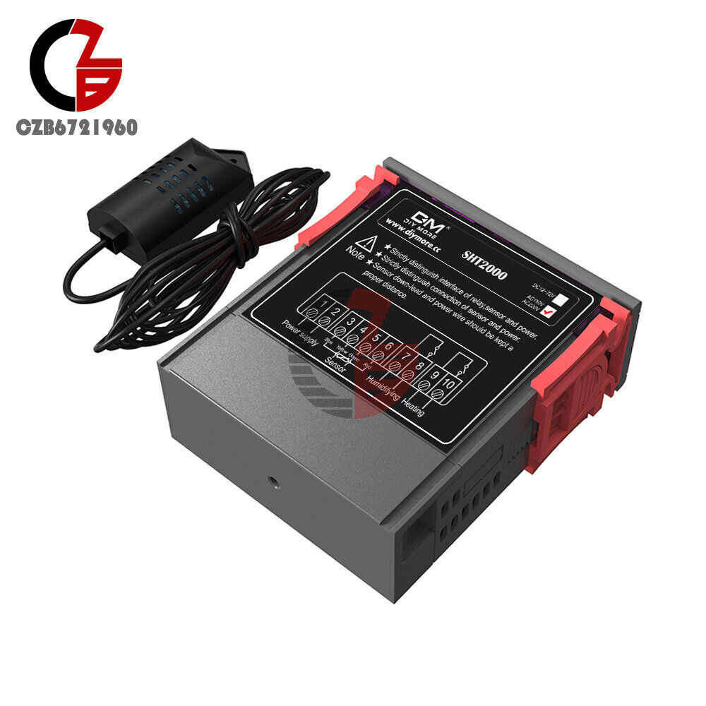 SHT2000 AC110~230V 10A Temperature Humidity Hygrometer Thermostat Control Sensor
