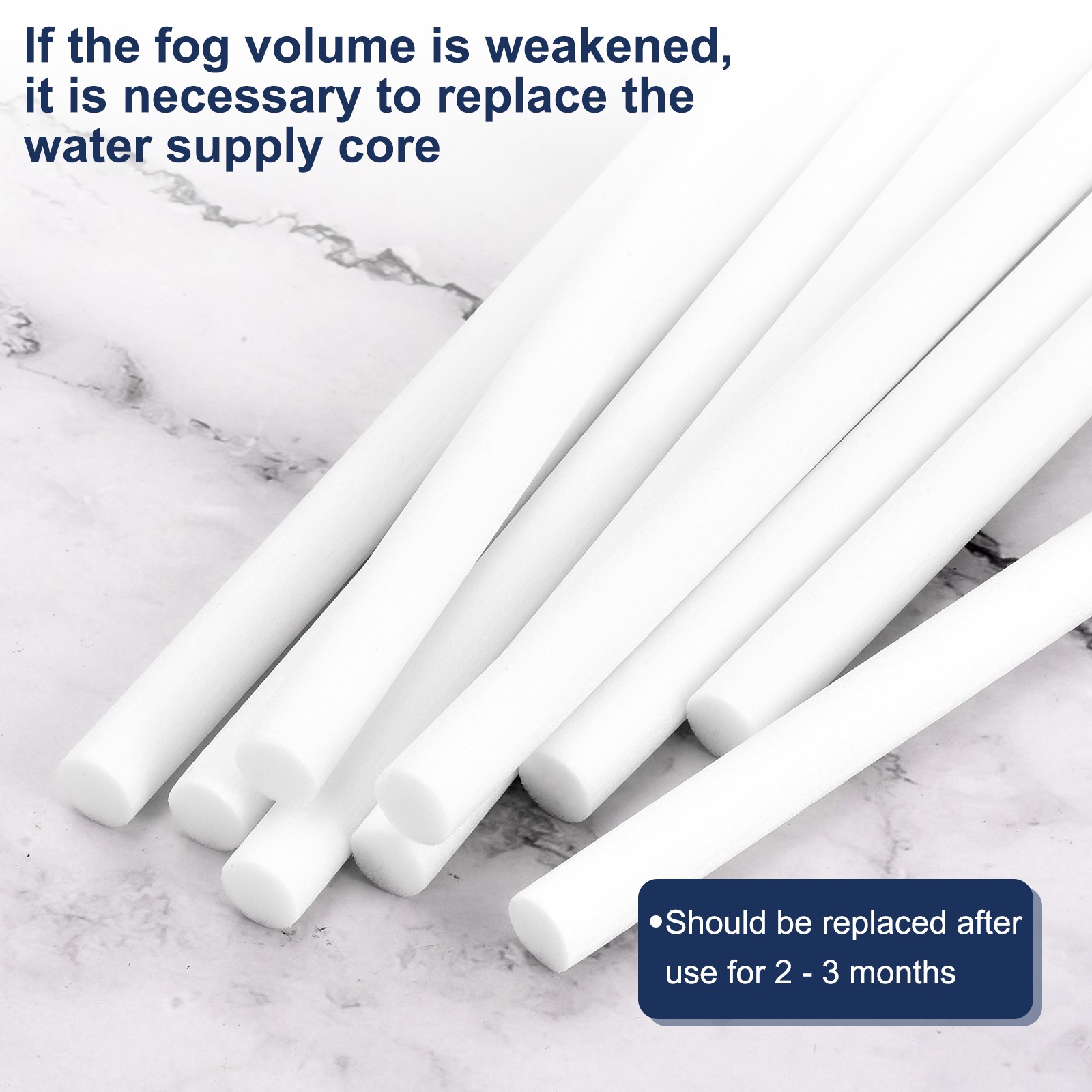 12pcs cotton humidifier bow, 10 80mm filter refill wicks