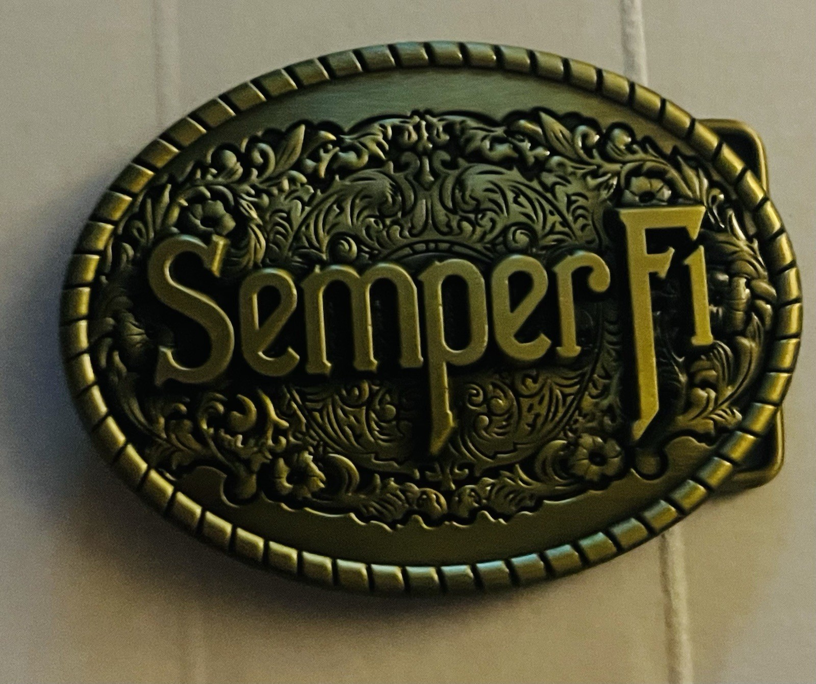 U.S. Marines Semper Fi Belt Buckle
