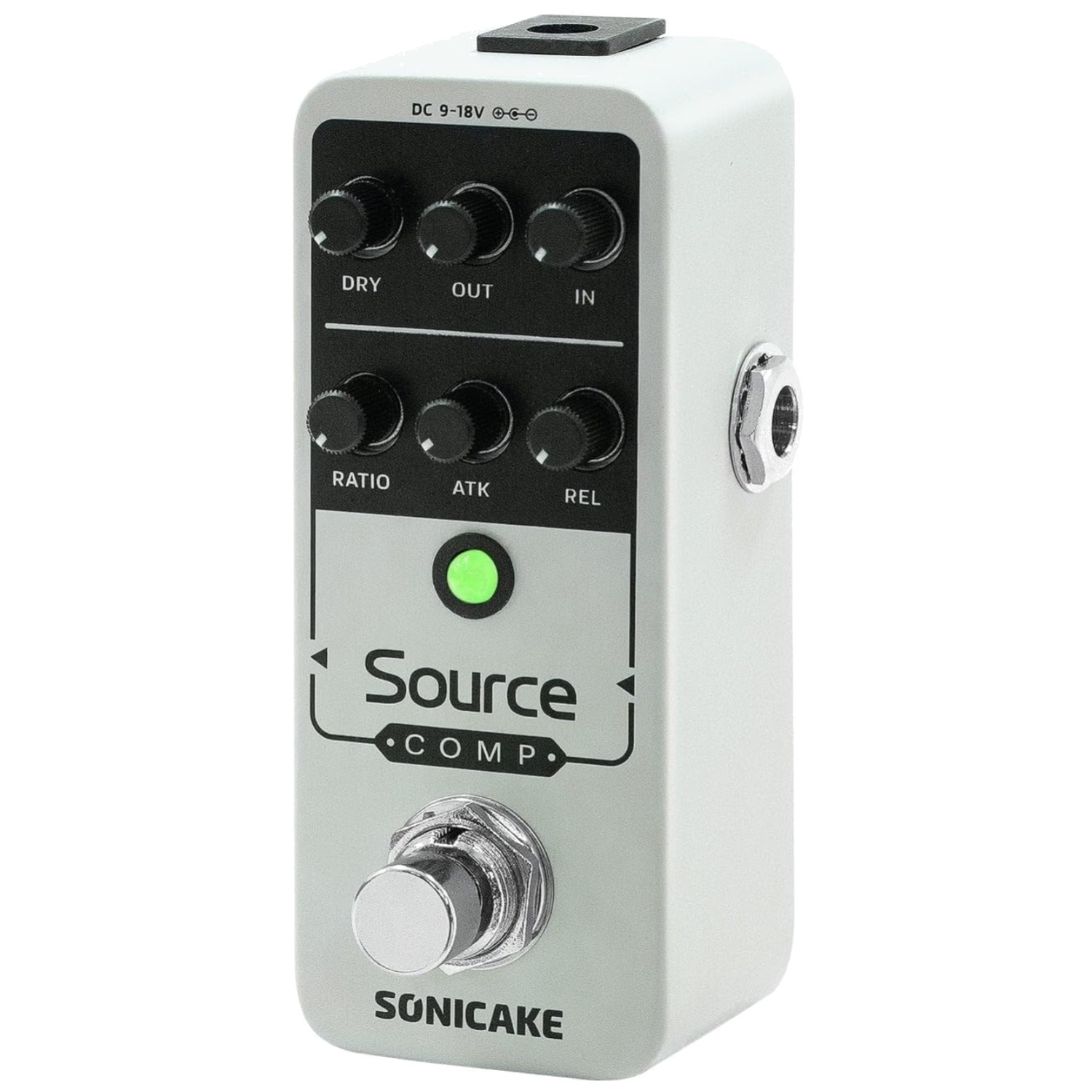 Mini Analog Compressor Pedal for Guitar/Bass - Source Comp/`