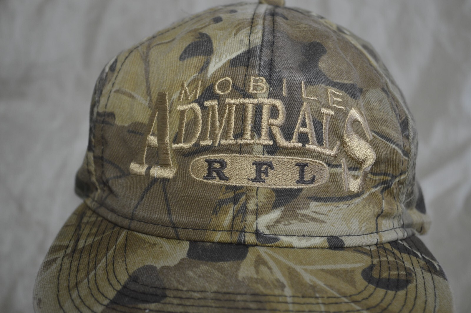 Vintage RealTree Advantage Camo Cap Hat Mobile Admirals by Kudzu Made in the USA
