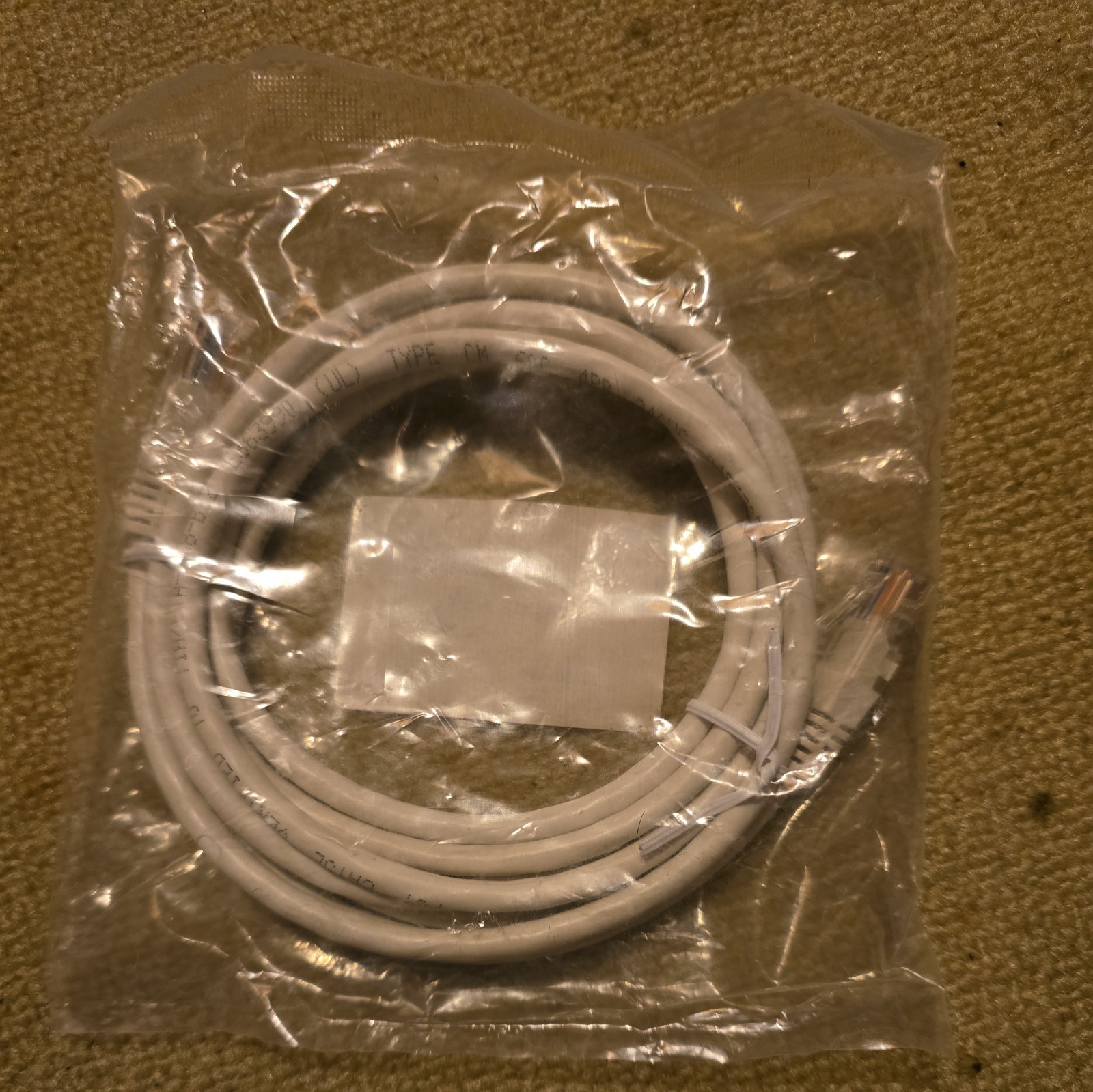 PCTTCA055 7ft Cat5e Jumper cable White (1)