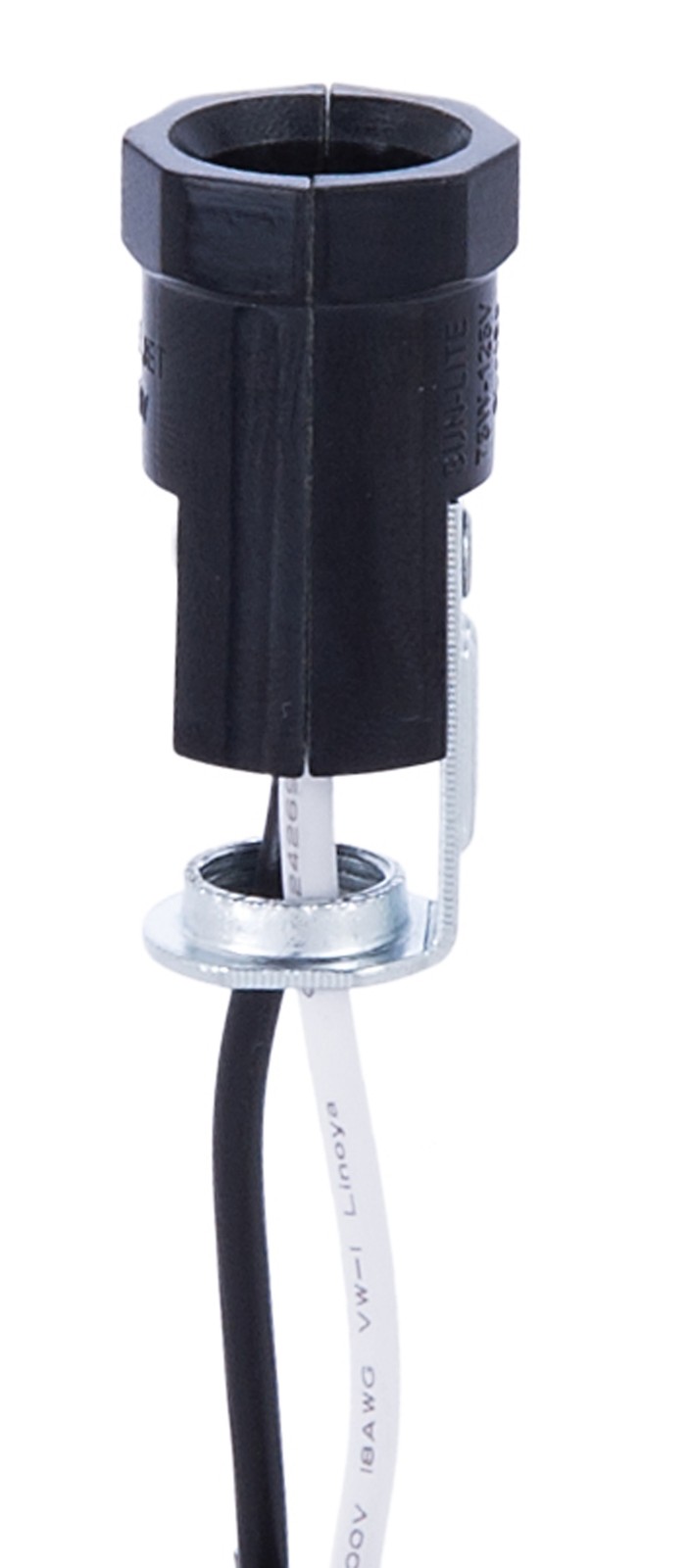 B&P Lamp Phenolic Candelabra Base Pigtail Sockets