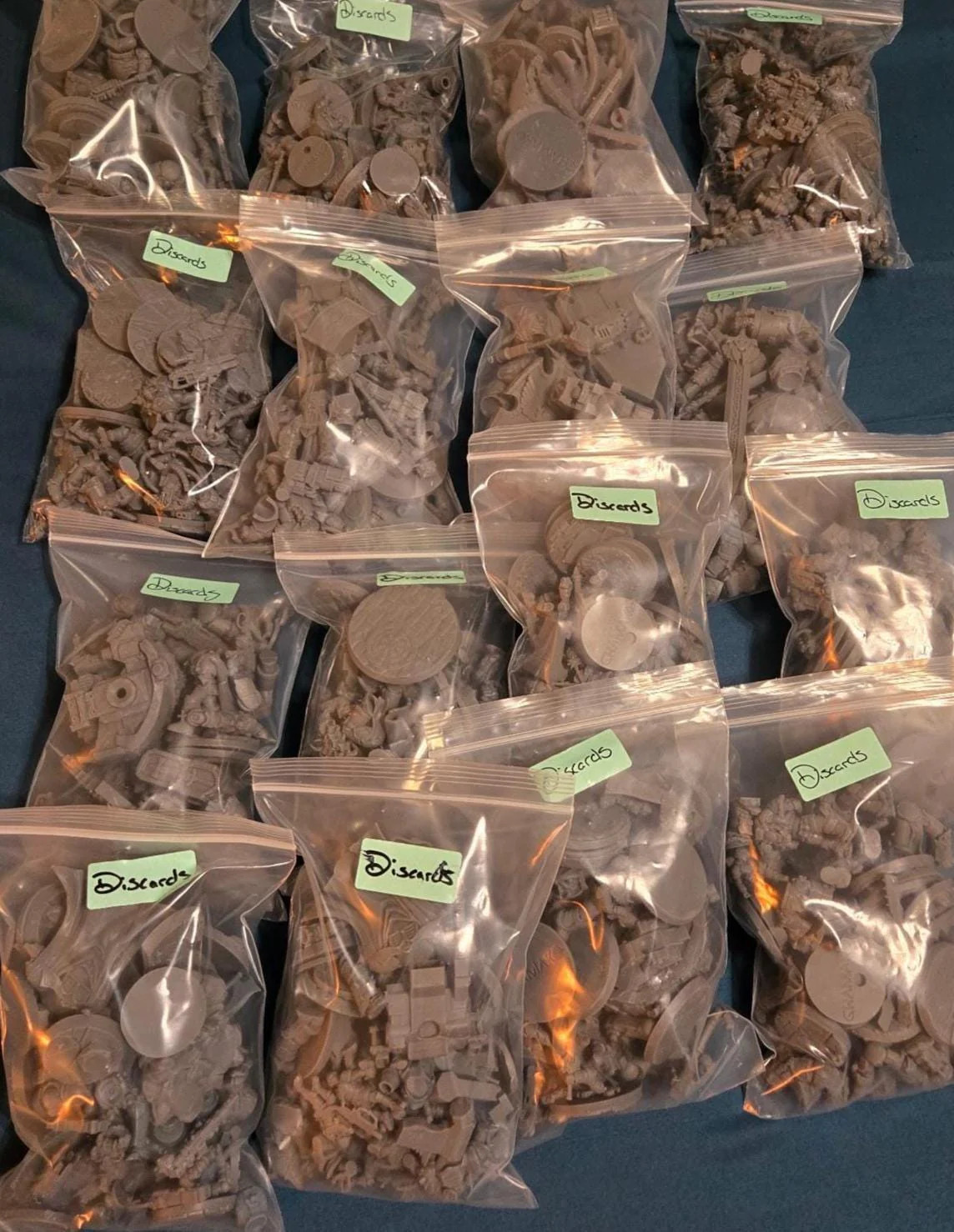 Resin Miniature Misprint Lot Grab Bag of Tabletop Bits Parts & Terrain 8 Ounces