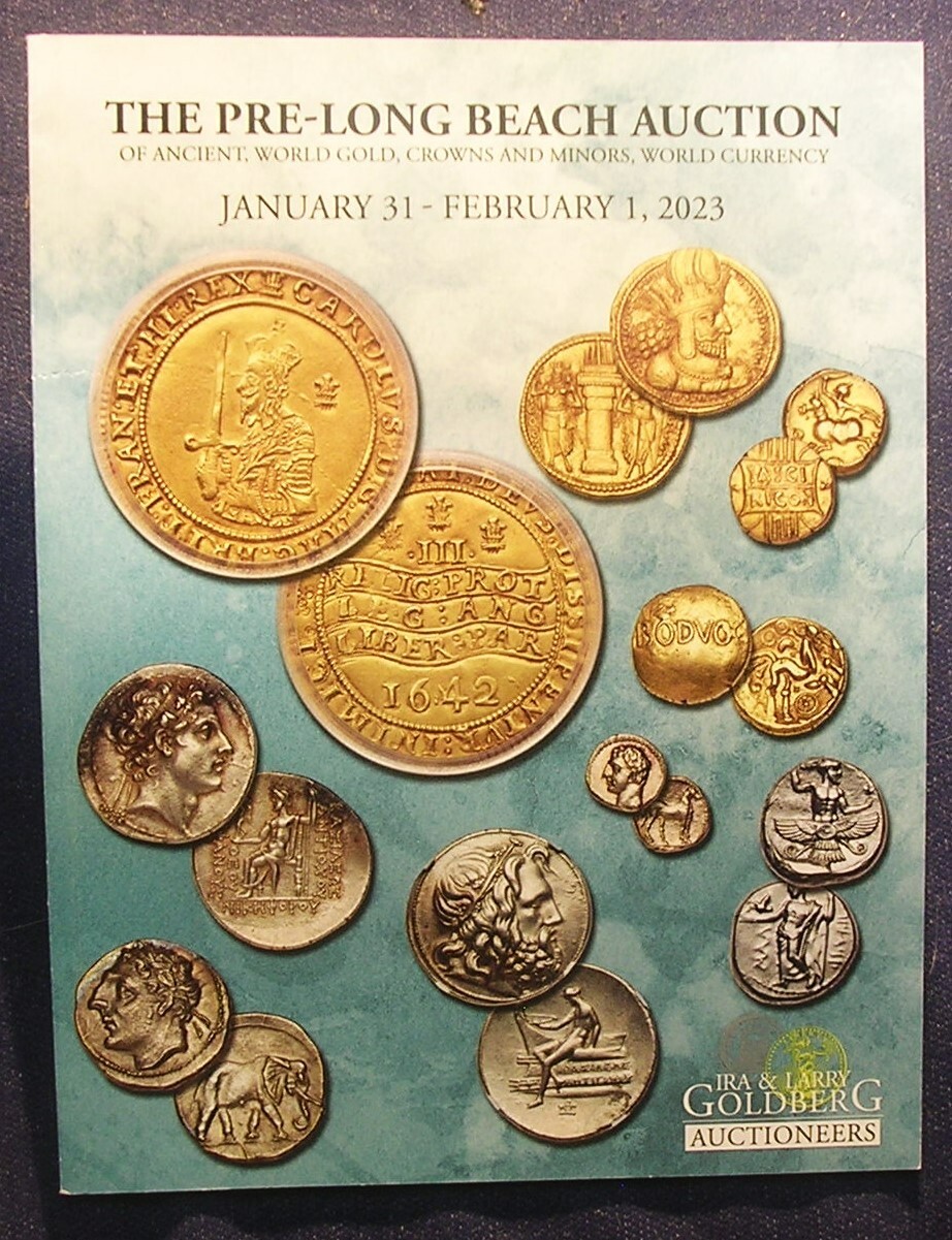 Goldberg Auction Catalogs, Your Pick, Ancient World & US, Gold, Silver & Copper