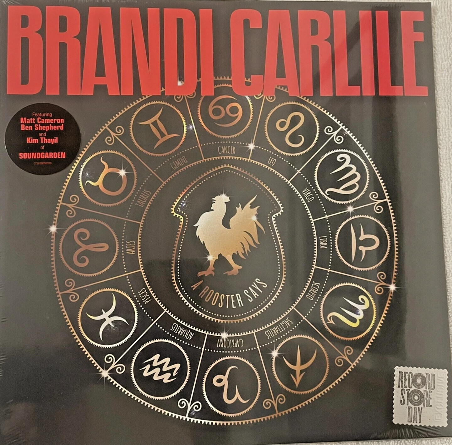 Brandi Carlile ‎- A Rooster Says 12" VINYL SOUNDGARDEN RECORD STORE DAY NEW RSD