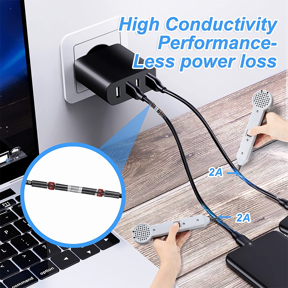 1000PCS Waterproof Solder Stick Seal Sleeve Heat Shrink Butt Wire Connectors