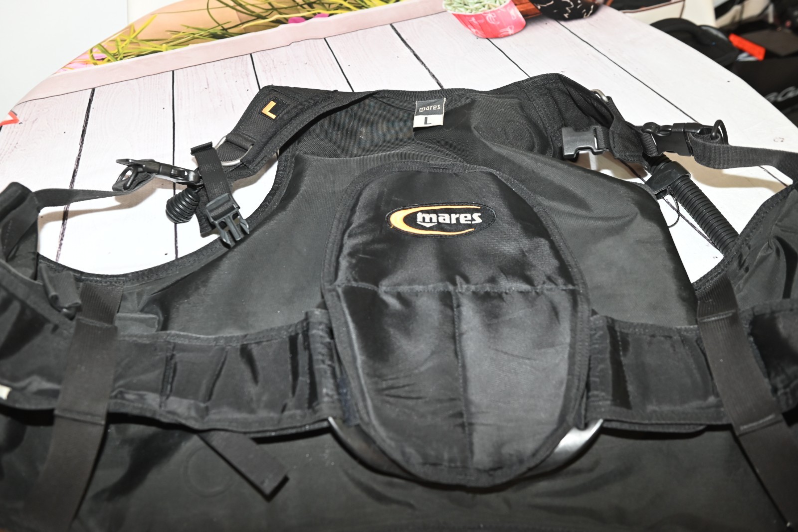 Mares Scuba Vest- Vector Origin - Black- size L
