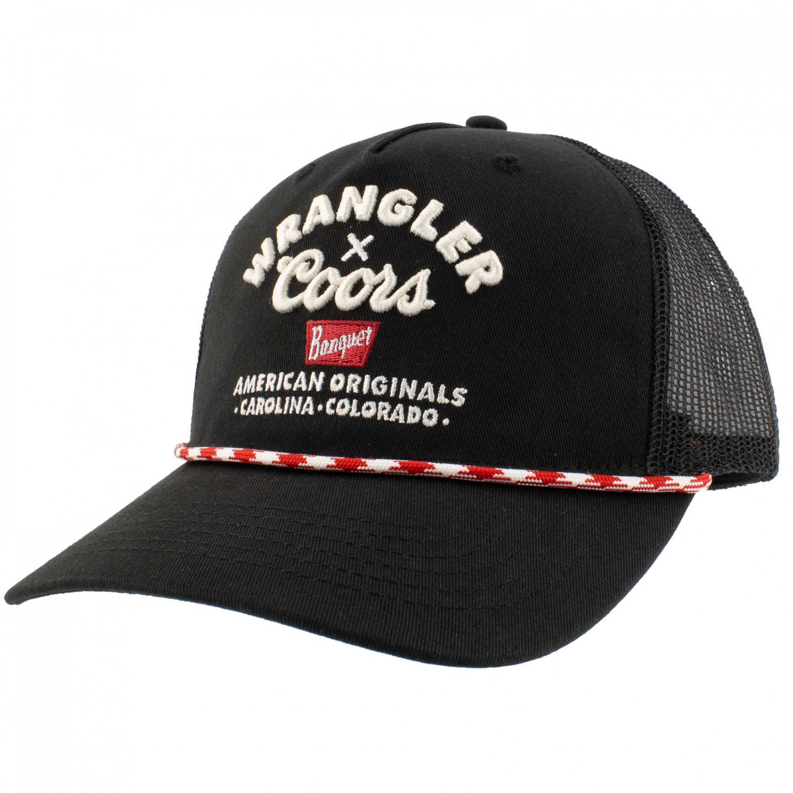 Coors X Wrangler American Originals Black Trucker Hat Black