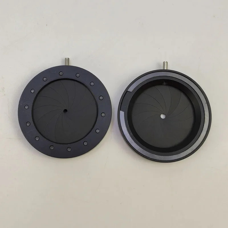 1 PC Adjustable 1.5-26mm 2-50MM Iris Diaphragm Aperture Microscope Camera Lens