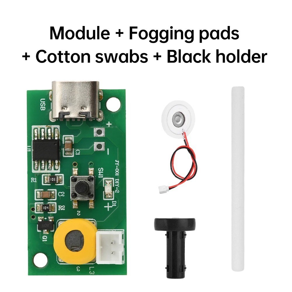 USB Type-C Adjustable Mist Maker Module 3-Level Spray Humidifier Fogger Atomizer