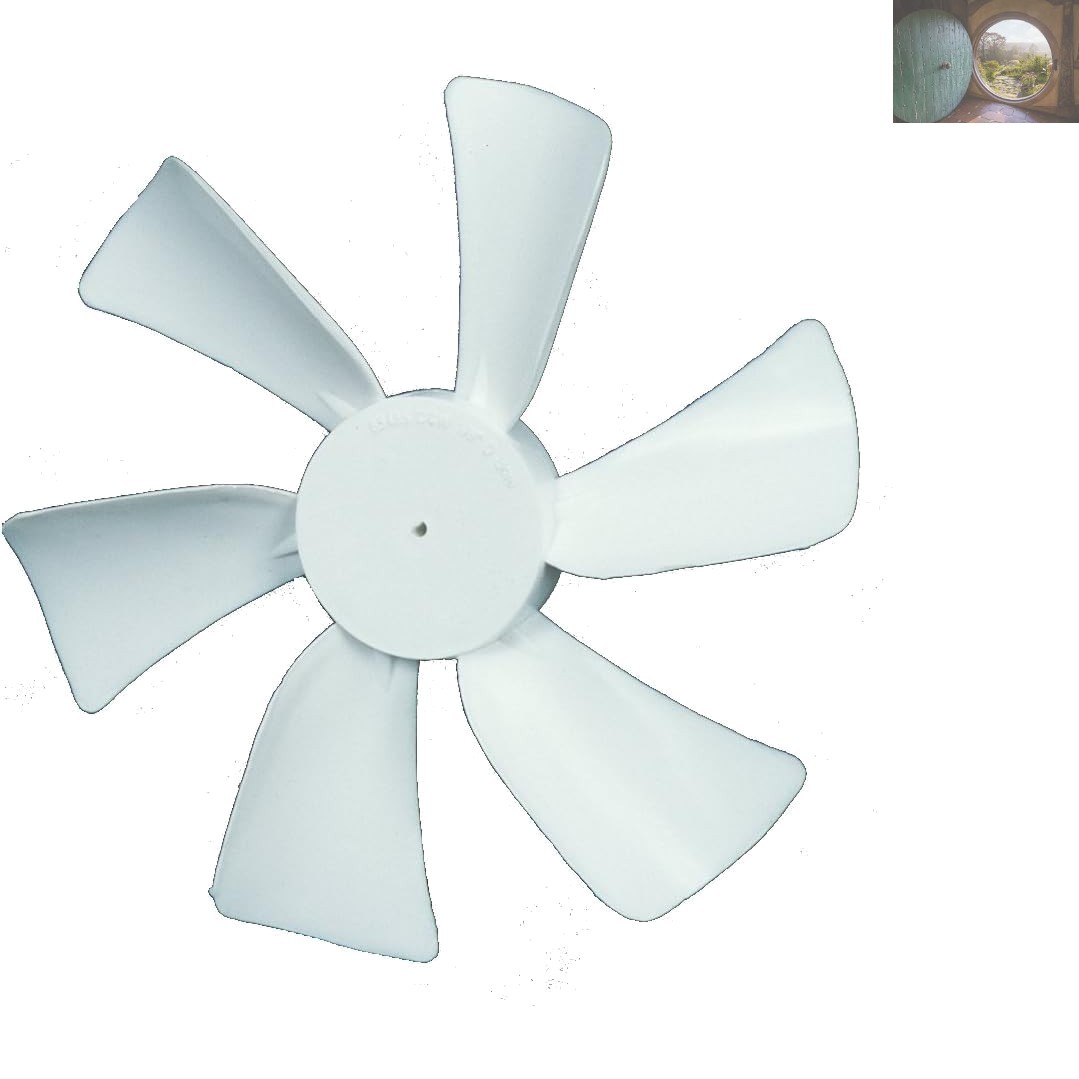 Impact-Resistant 6-Inch Jensen Fan Blade with 0.125 D-Bore for Easy Install