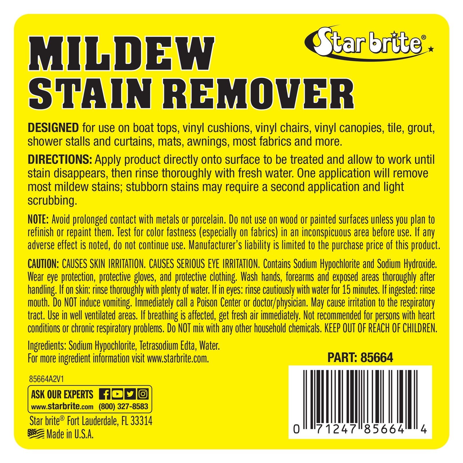 Star brite Mildew Stain Remover