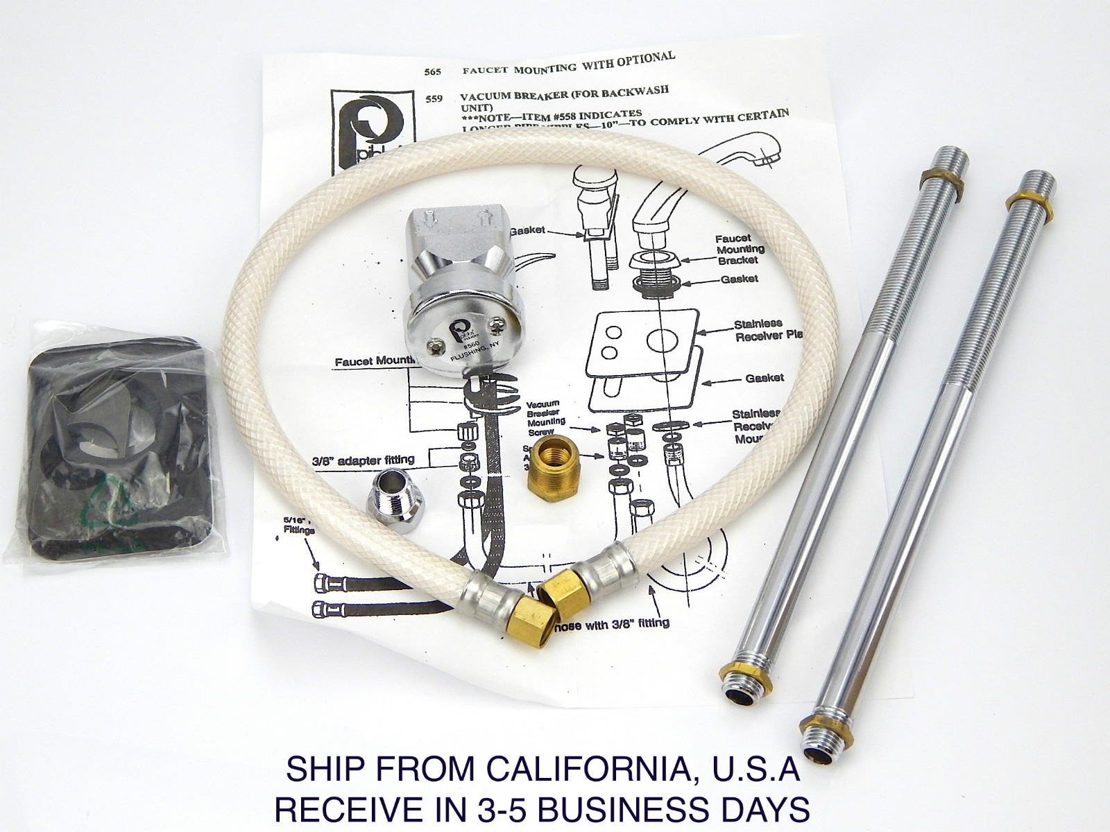 VACUUM BREAKER FOR BACKWASH UNIT (PIBBS INDUSTRIES)