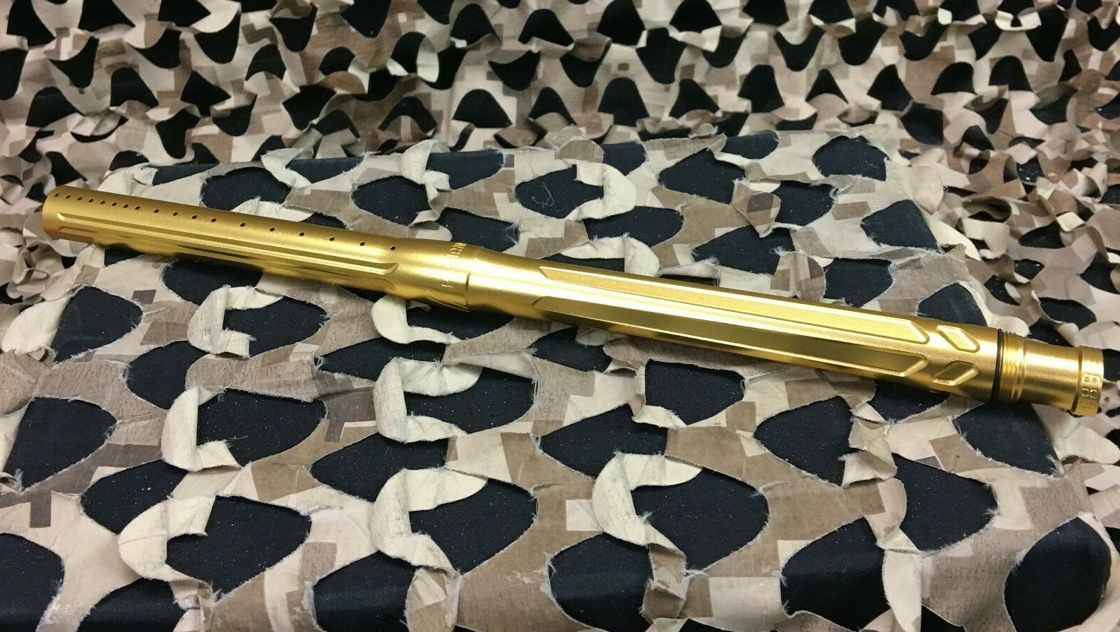 NEW HK Army 15" XV One Piece Barrel - Autococker - Dust Gold-.689
