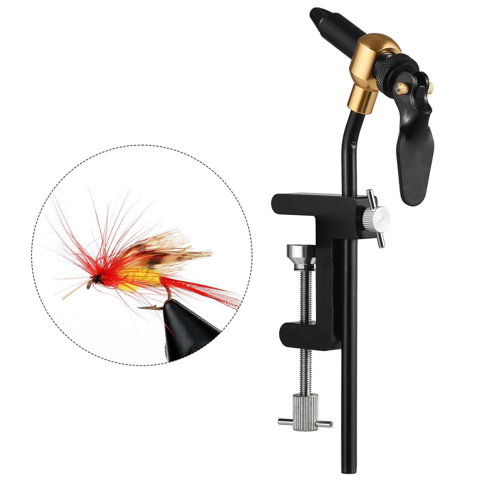 Fly Tying Vise Flies Tying Tool DIY Lure Making Teasers Tool Fishing XMIG
