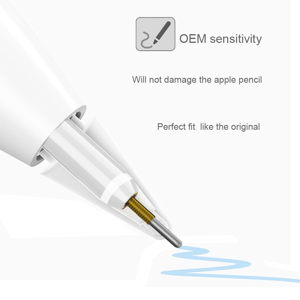 Upgraded Replacement Tips for White 2 Replacement+1 Pen Like+1 Metal Point