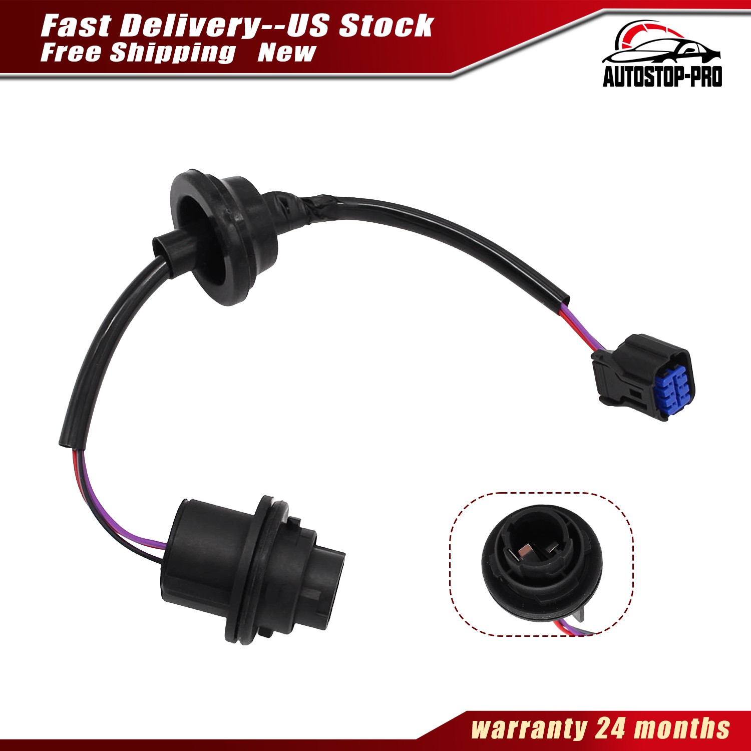 Tail Light Socket Harness 92491M7000 For Kia Forte 2019 2020 2021 2022 2023