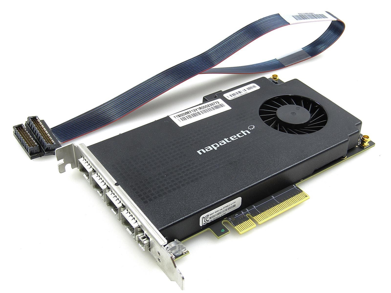 NapaTech NT40E3-4-PTP SmartNIC 4x SFP+ Packet Analyzer Card